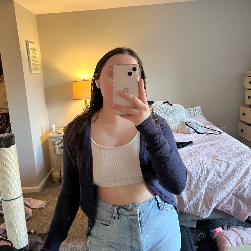 Navy Cardigan